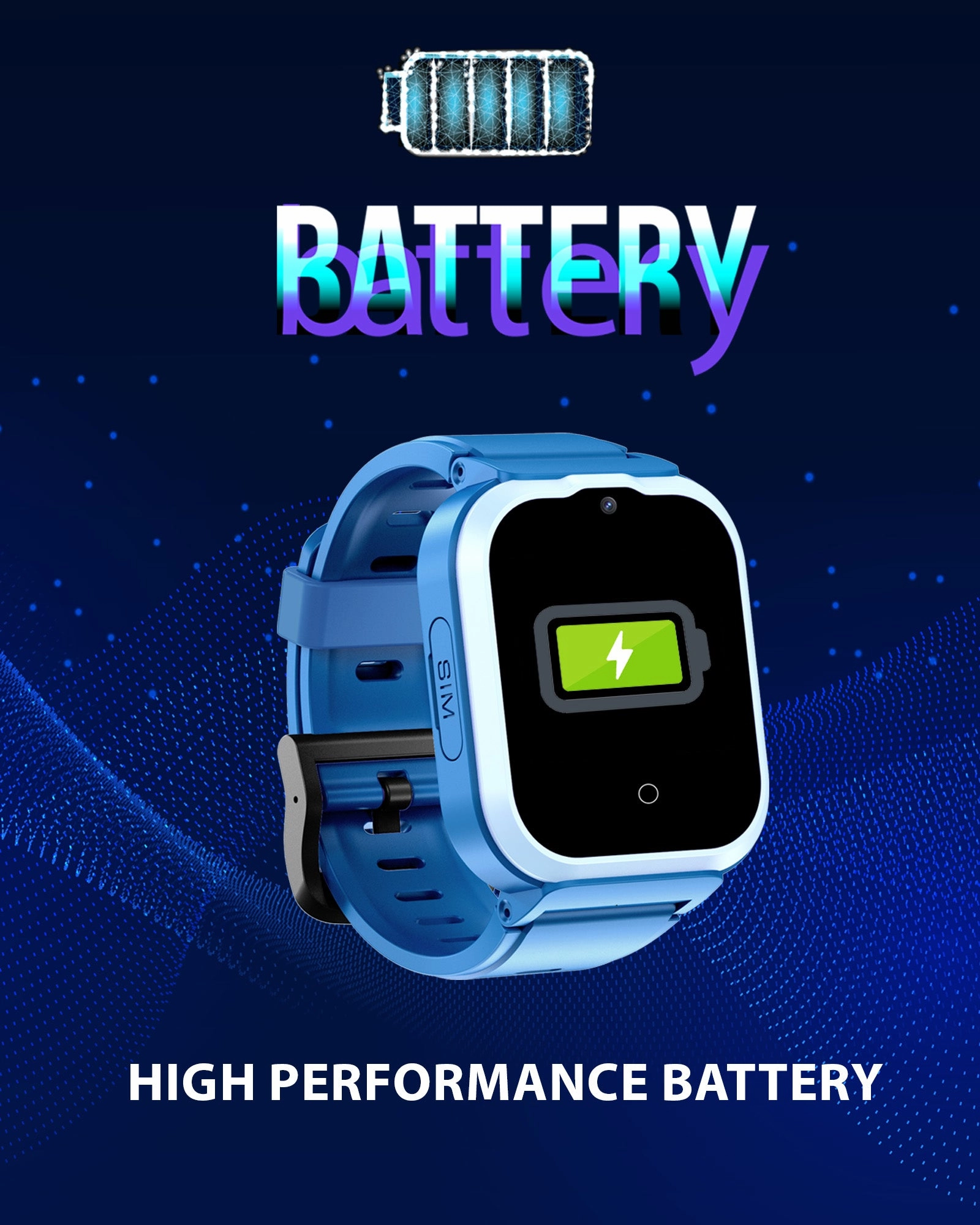 Spiky 4G Cyclops 4g Voice Calling Kids Smartwatch
