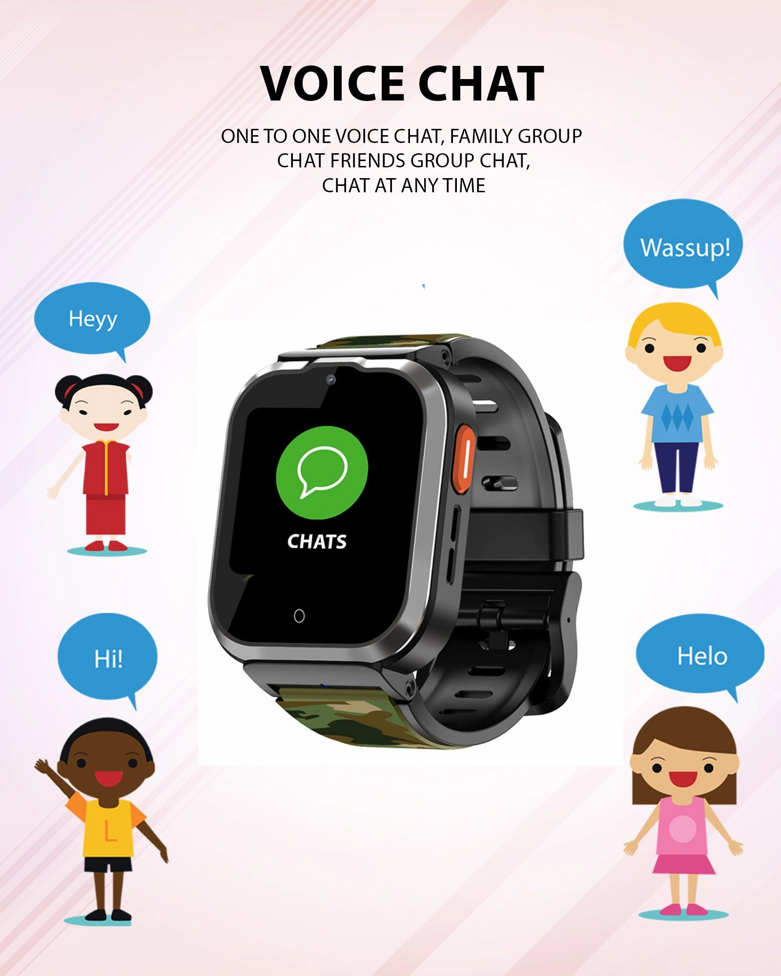 Spiky 4G Cyclops 4g Voice Calling Kids Smartwatch