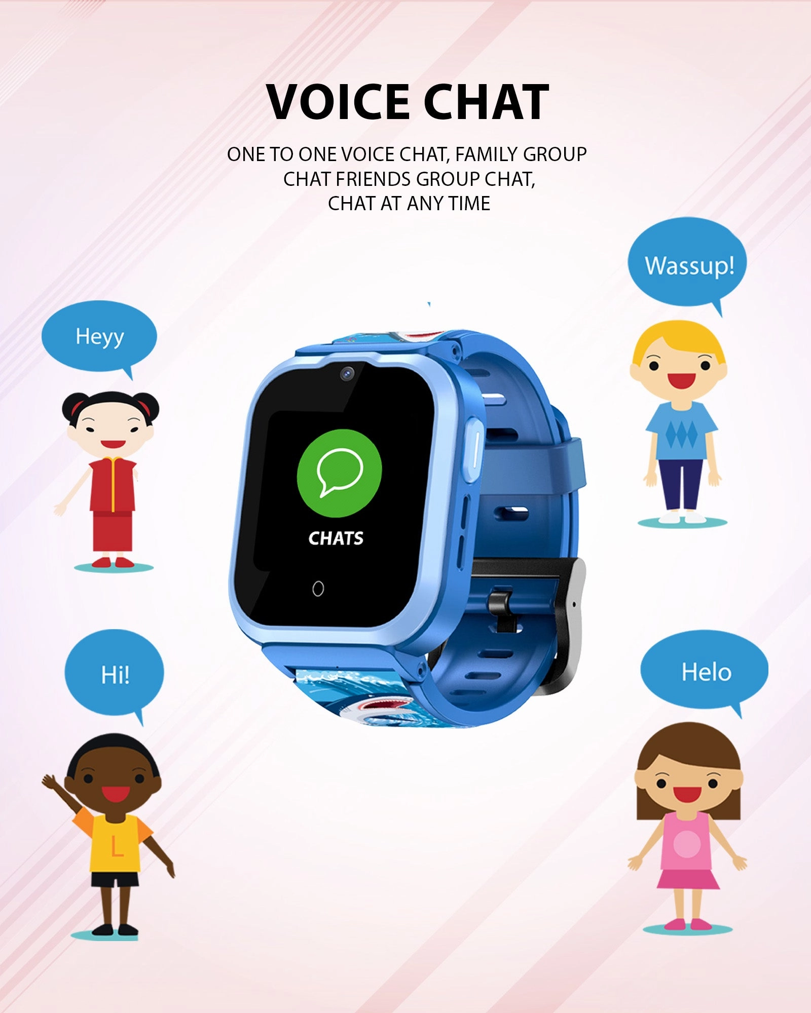 Spiky 4G Cyclops 4g Voice Calling Kids Smartwatch