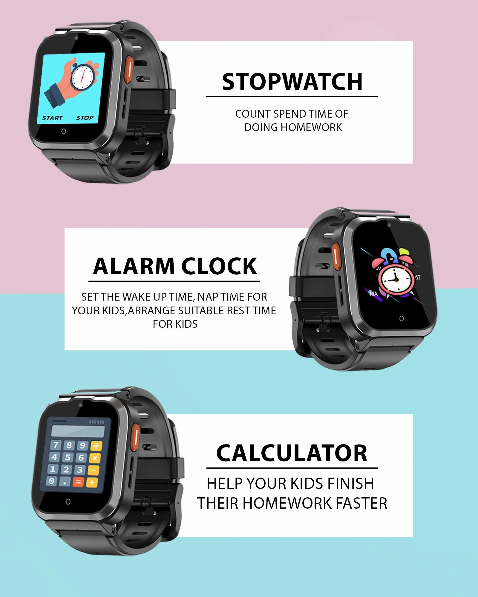 Spiky 4G Cyclops 4g Voice Calling Kids Smartwatch