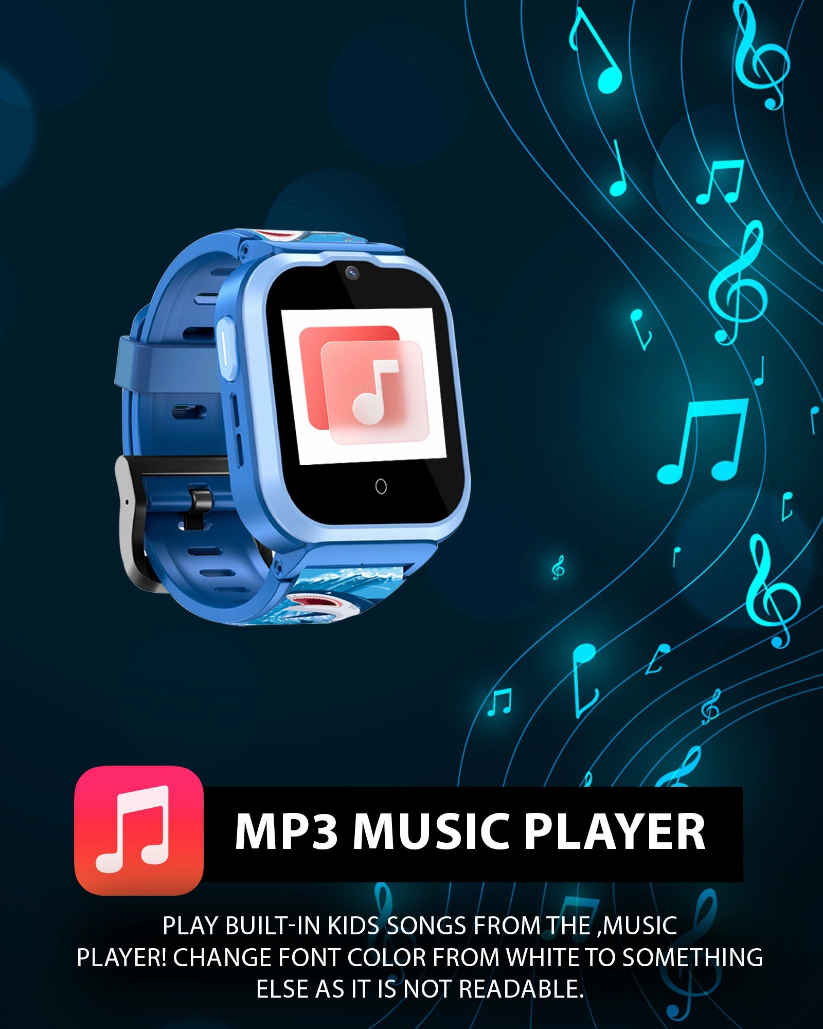 Spiky 4G Cyclops 4g Voice Calling Kids Smartwatch
