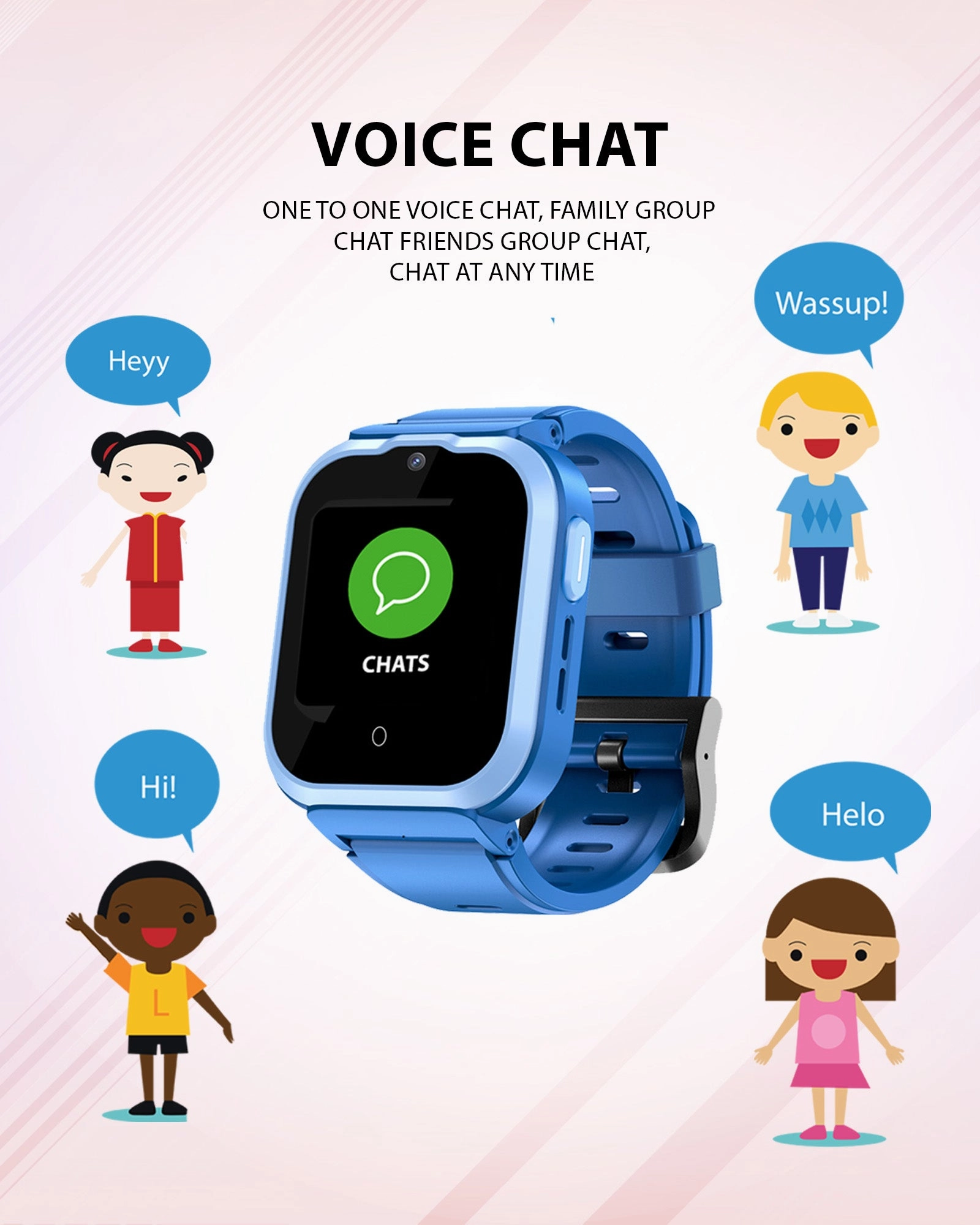 Spiky 4G Cyclops 4g Voice Calling Kids Smartwatch