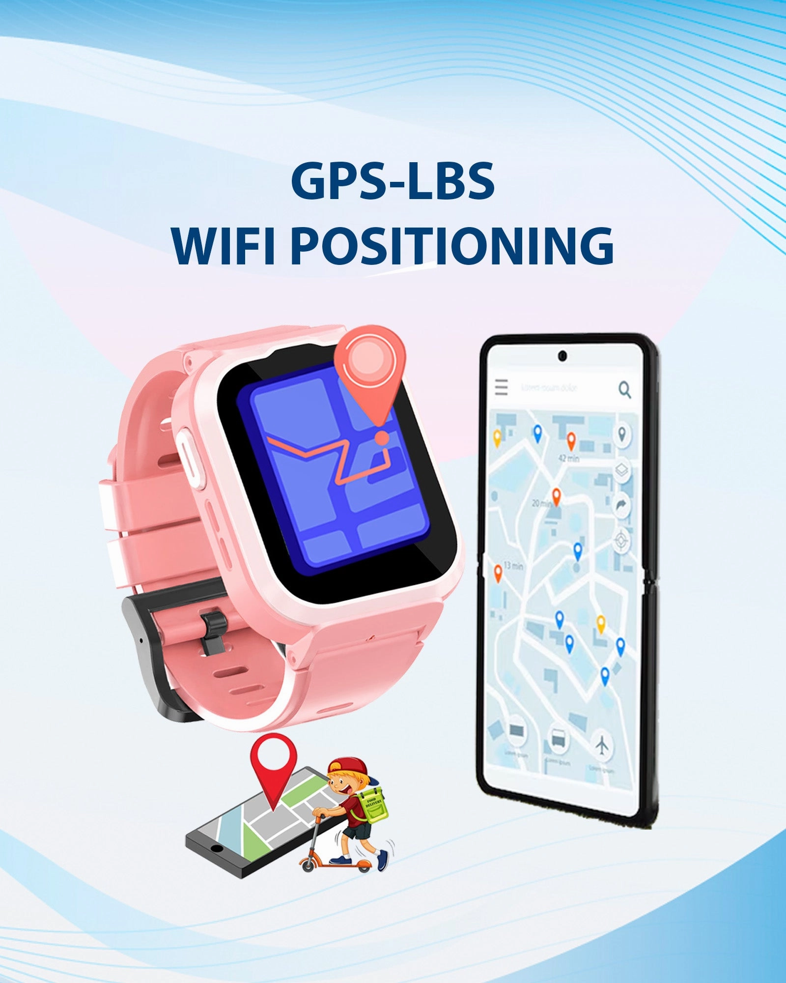 Spiky 4G Cyclops 4g Voice Calling Kids Smartwatch