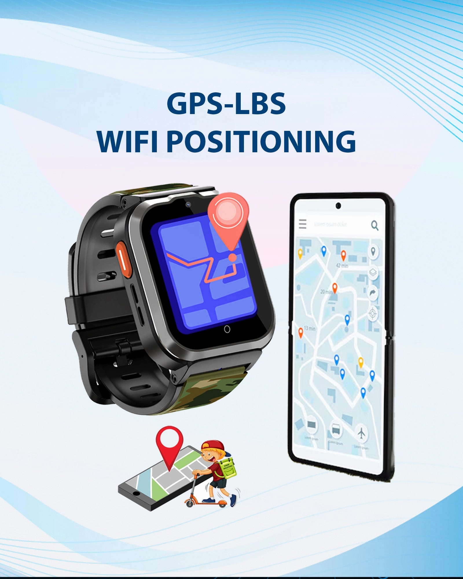 Spiky 4G Cyclops 4g Voice Calling Kids Smartwatch