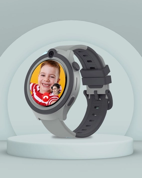 Spiky Cacus 4g Video & Voice Calling Smartwatch with GPS  - Black,kids watch,smart watch for kids,kids GPS watch,waterproof kids watch,affordable smart watch for kids,watch for 3-10 year old,boys kids watch,girl kids watch