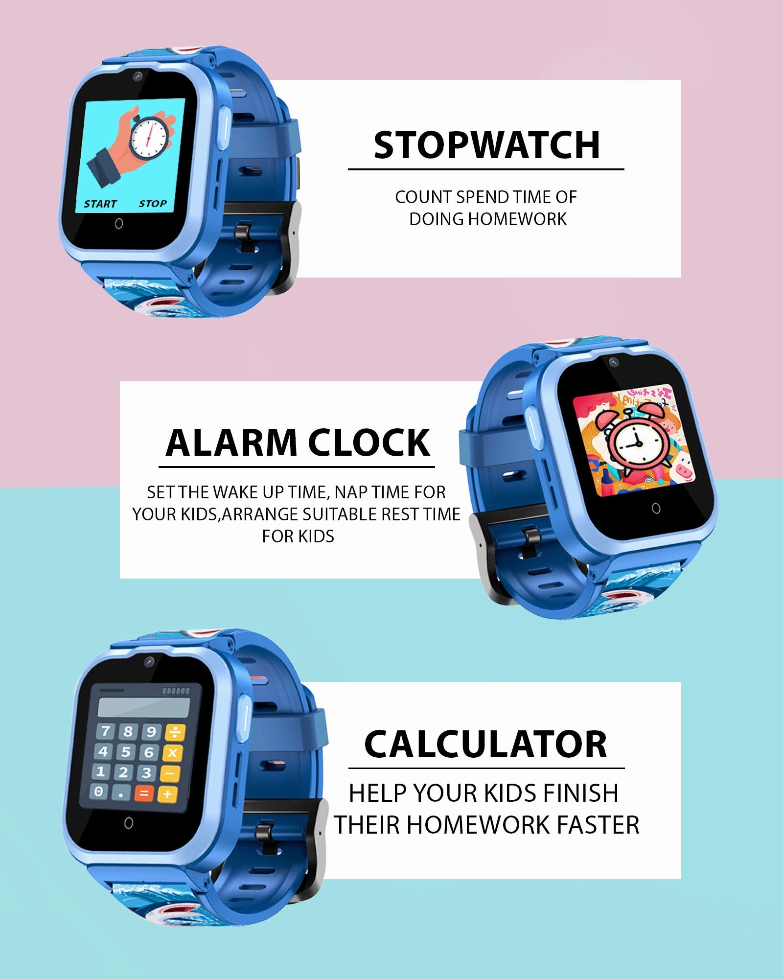 Spiky Cyclops 4g Voice Calling Kids Smartwatch