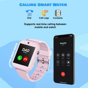 Spiky Gremlin Calling SOS Cameras Multifunction LBS location Tracking Smartwatch - Pink,kids watch,smart watch for kids,kids GPS watch,waterproof kids watch,affordable smart watch for kids,watch for 3-10 year old,boys kids watch,girl kids watch