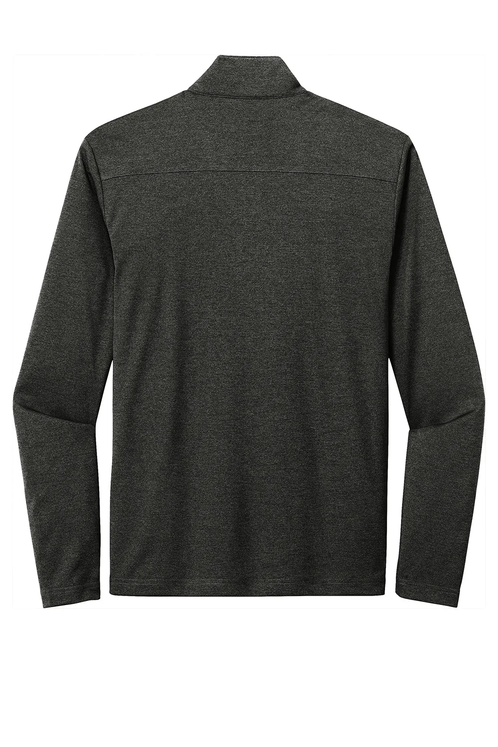 Sport-Tek Mens Endeavor Moisture Wicking 1/4 Zip Sweatshirt - Heather Black Clothing Sport-Tek