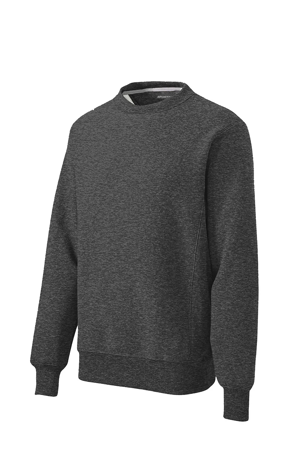 Sport-Tek Mens Fleece Crewneck Sweatshirt - Heather Graphite Grey Clothing Sport-Tek