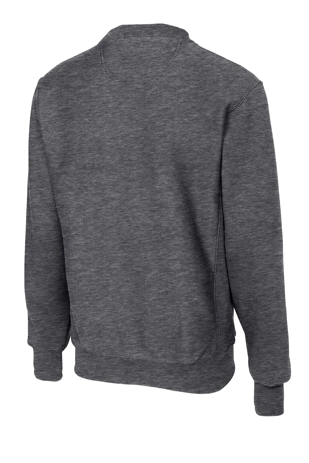 Sport-Tek Mens Fleece Crewneck Sweatshirt - Heather Graphite Grey Clothing Sport-Tek