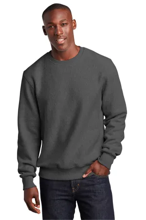 Sport-Tek Mens Fleece Crewneck Sweatshirt - Heather Graphite Grey Clothing Sport-Tek