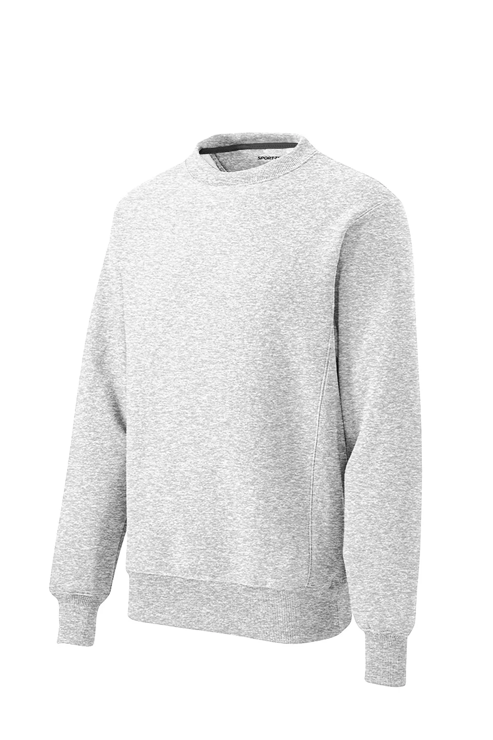 Sport-Tek Mens Fleece Crewneck Sweatshirt - Heather Grey Clothing Sport-Tek
