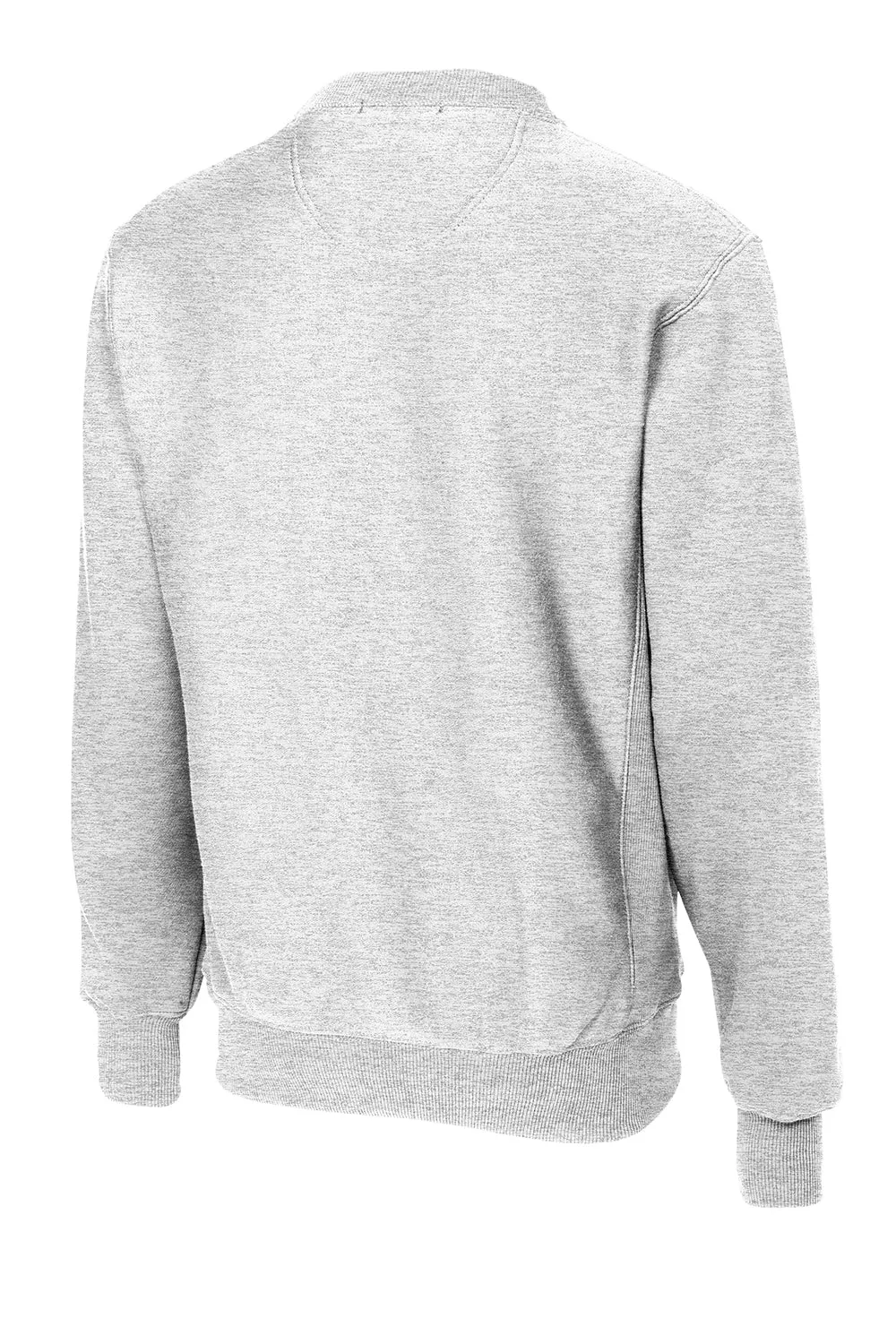 Sport-Tek Mens Fleece Crewneck Sweatshirt - Heather Grey Clothing Sport-Tek
