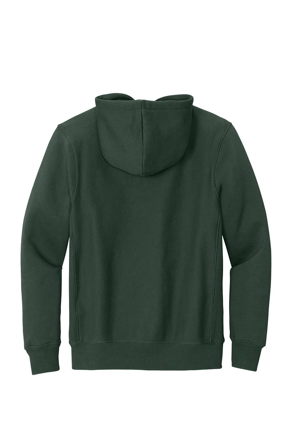 Sport-Tek Mens Fleece Hooded Sweatshirt Hoodie w/ Pouch Pocket - Dark Green Clothing Sport-Tek