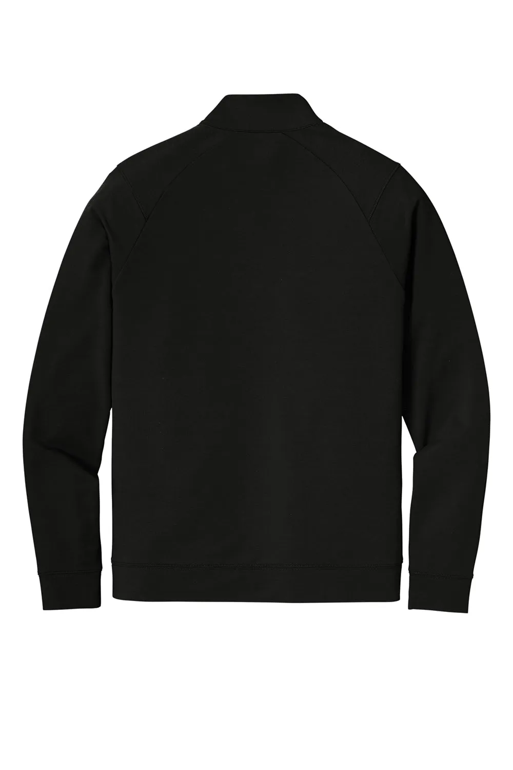 Sport-Tek Mens Flex Fleece Moisture Wicking Full Zip Sweatshirt w/ Pockets - Black