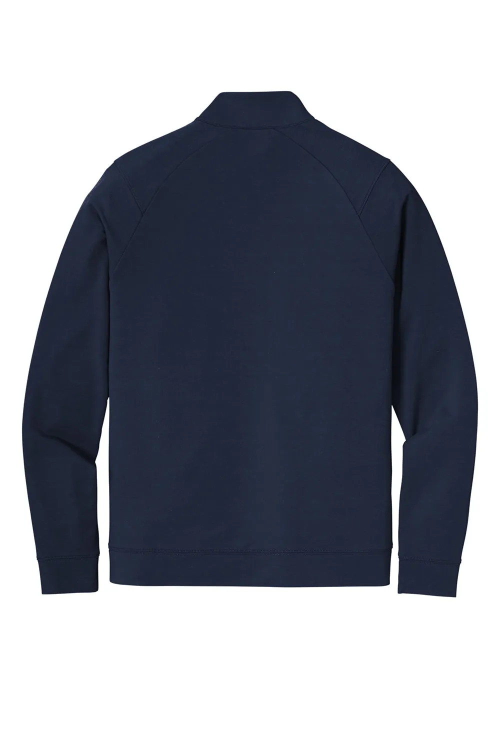 Sport-Tek Mens Flex Fleece Moisture Wicking Full Zip Sweatshirt w/ Pockets - True Navy Blue Clothing Sport-Tek