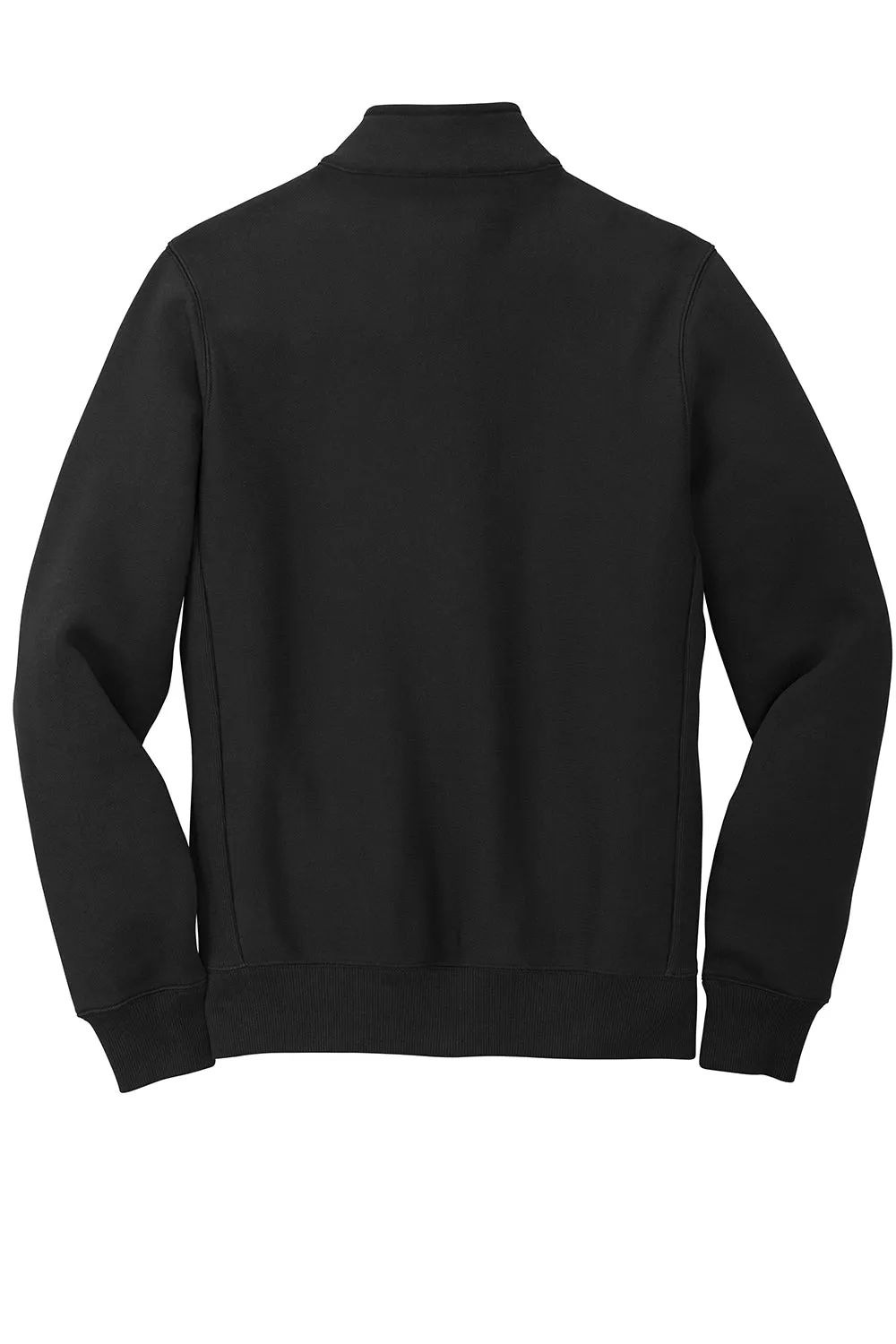 Sport-Tek Mens Full Zip Sweatshirt w/ Pockets - Black