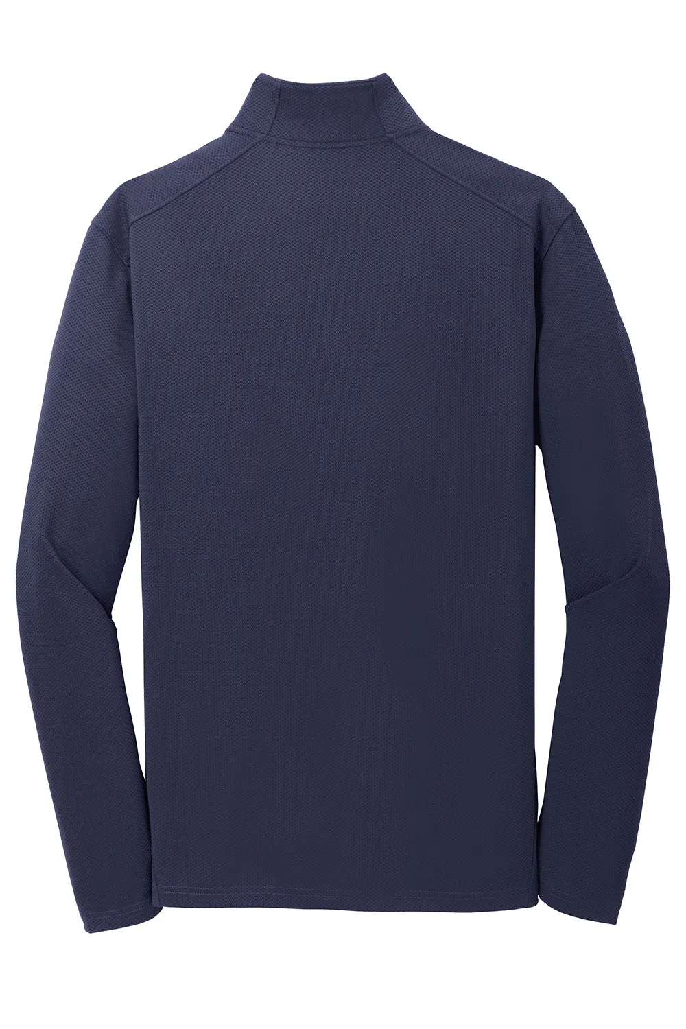 Sport-Tek Mens Sport-Wick Moisture Wicking 1/4 Zip Sweatshirt - True Navy Blue