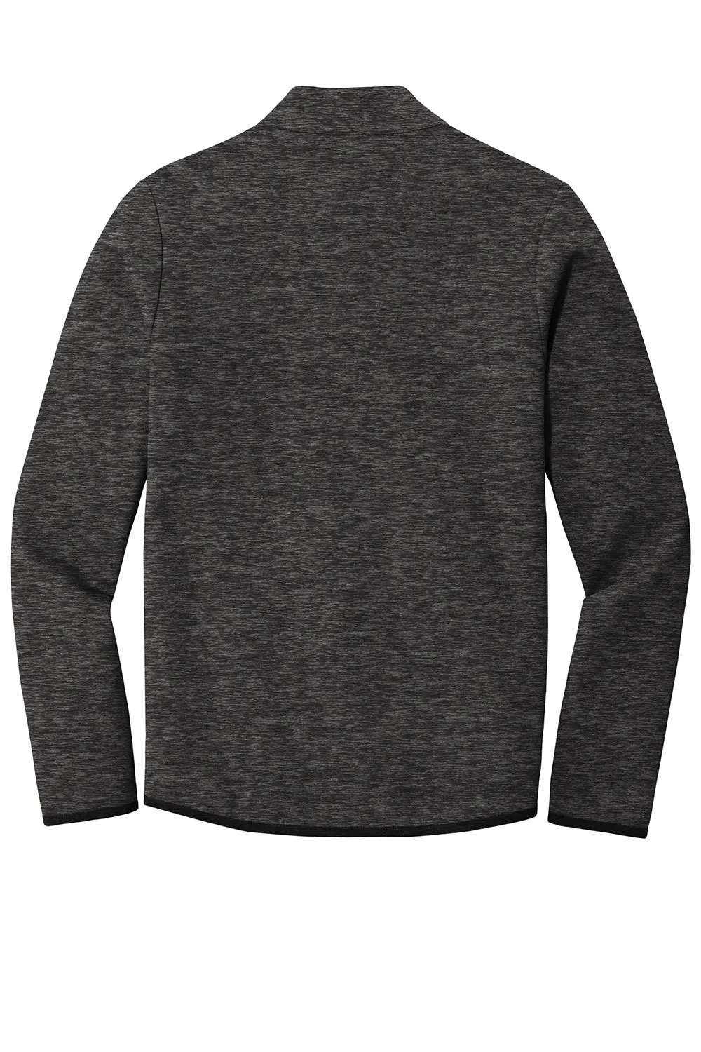 Sport-Tek Mens Triumph Fleece 1/4 Zip Sweatshirt w/ Pouch Pocket - Heather Black Clothing Sport-Tek