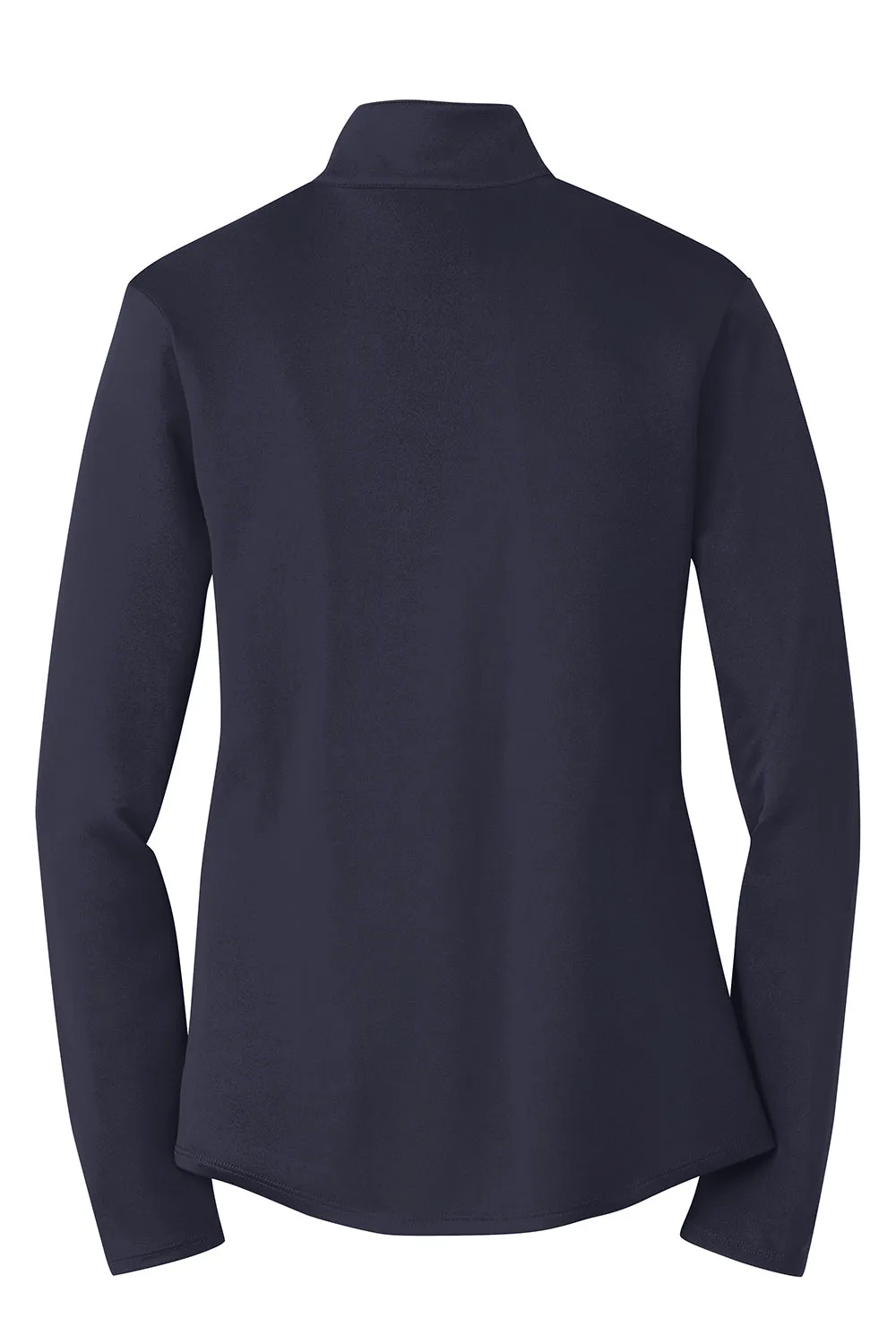 Sport-Tek Womens Competitor Moisture Wicking 1/4 Zip Sweatshirt - True Navy Blue