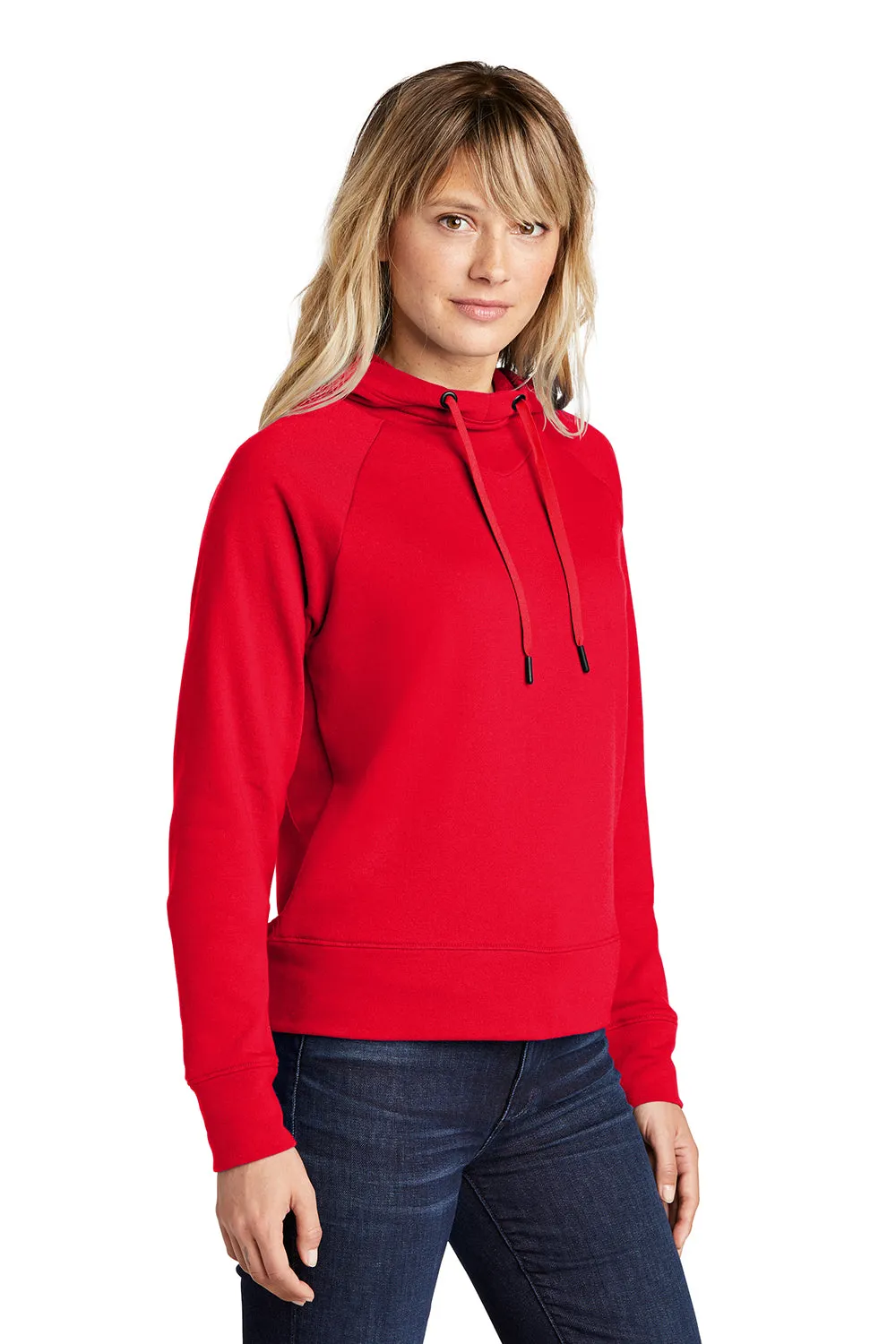 Sport-Tek Womens French Terry Hooded Sweatshirt Hoodie - True Red - Closeout