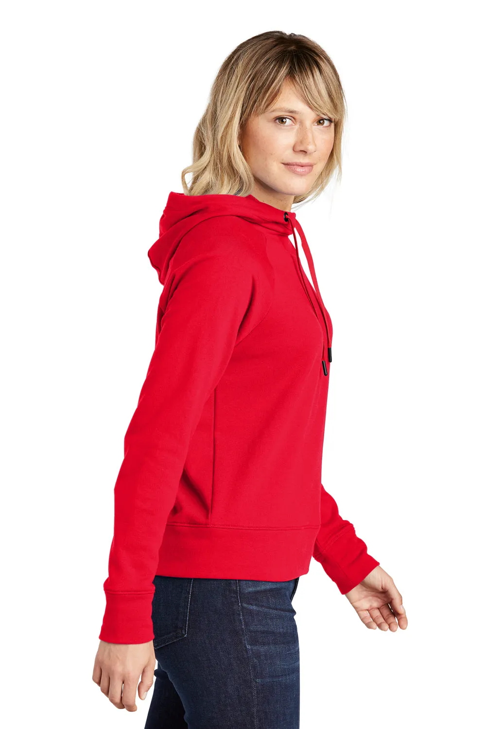 Sport-Tek Womens French Terry Hooded Sweatshirt Hoodie - True Red - Closeout