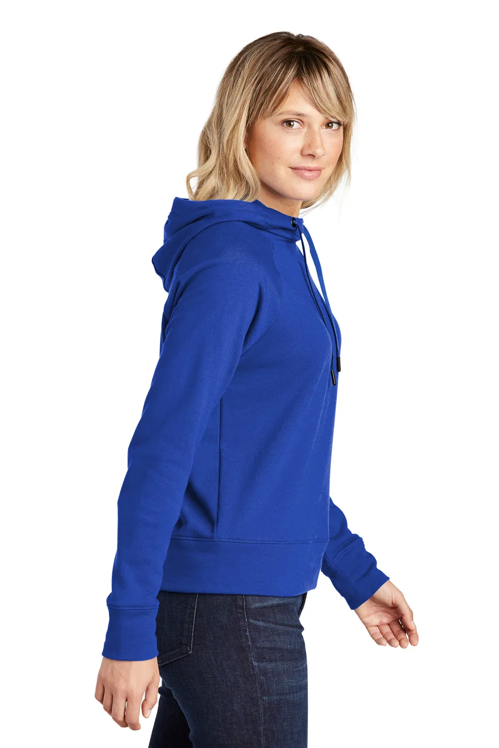 Sport-Tek Womens French Terry Hooded Sweatshirt Hoodie - True Royal Blue - Closeout Clothing Sport-Tek