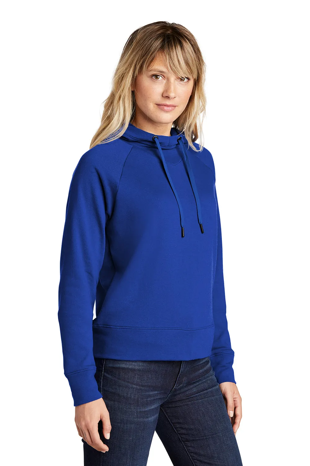Sport-Tek Womens French Terry Hooded Sweatshirt Hoodie - True Royal Blue - Closeout