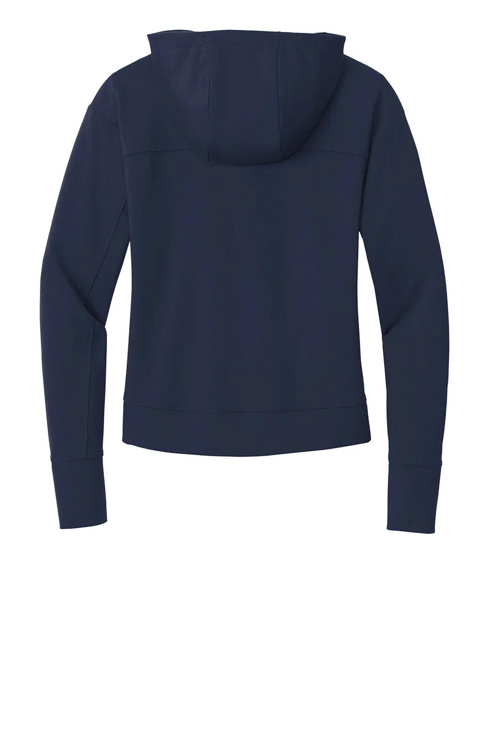 Sport-Tek Womens Sport-Wick Moisture Wicking Flex Fleece Hooded Sweatshirt Hoodie - True Navy Blue
