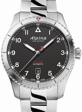 Startimer Pilot Automatic 41mm - Bracelet Ref. AL-525BW4S26B,automatic watch,automatic watches for men,automatic watches for women,luxury automatic watch,minimalist automatic watch,dress automatic watch,vintage automatic watch,automatic watch sale