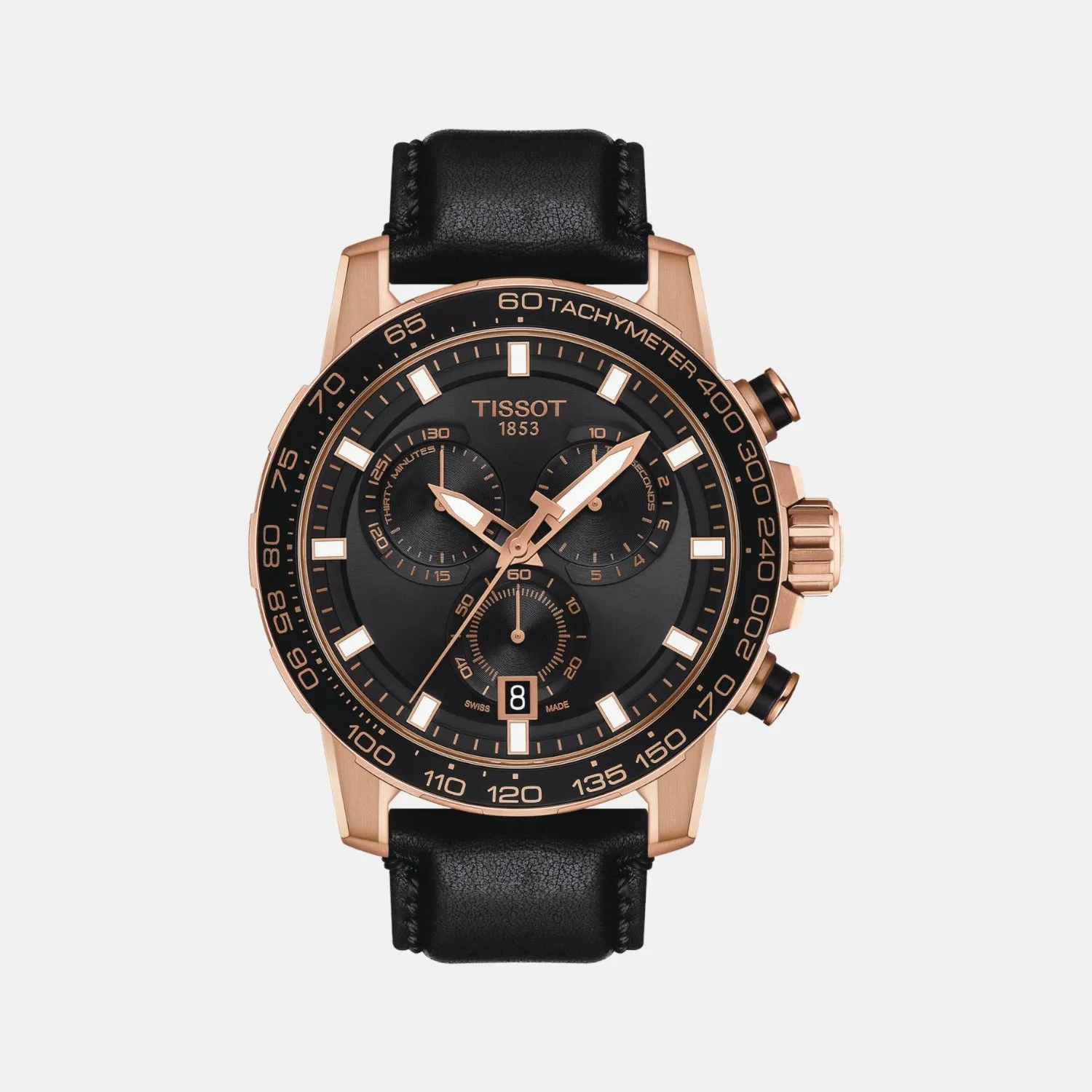 Supersport Chrono Men Chronograph Leather Watch T1256173605100 budget    watches    watches classic