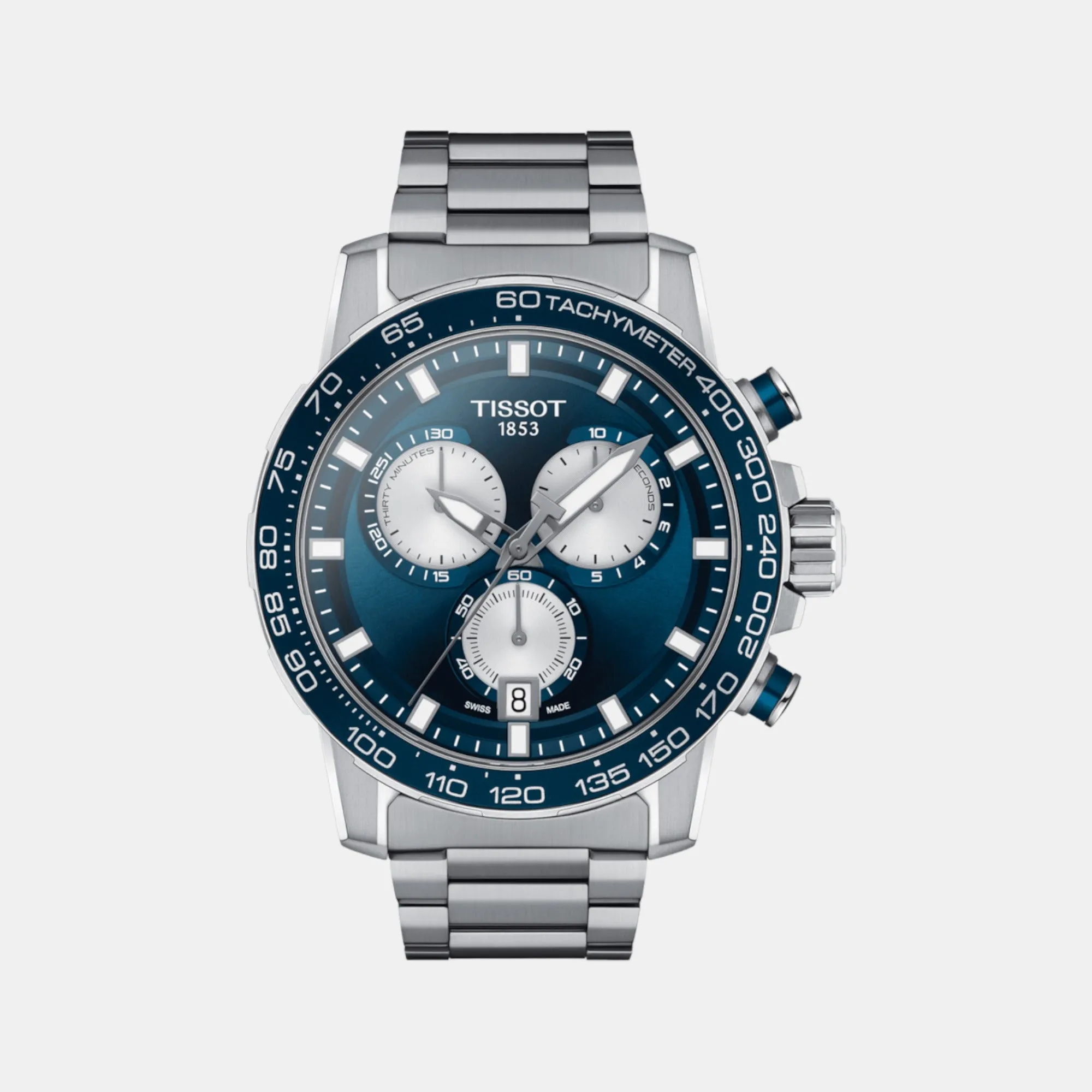 Supersport Men Chronograph Stainless Steel Watch T1256171104100 budget    watches    watches classic