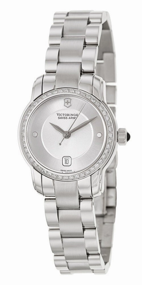 Swiss Army Vivante Stainless Steel & Diamond Womens Swiss Watch Silver Dial 241489 Women??s luxury watches Affordable women watches