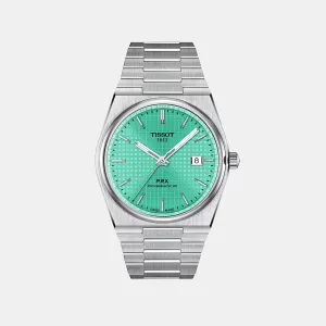 T-Classic Men Analog Light Green Dial Automatic Stainless Steel Watch T1374071109101 budget    watches    watches classic