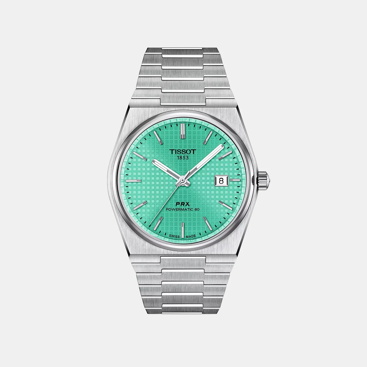 T-Classic Men Analog Light Green Dial Automatic Stainless Steel Watch T1374071109101 budget    watches    watches classic
