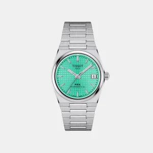 T-Classic Unisex Analog Light Green Dial Automatic Stainless Steel Watch T1372071109101 budget    watches    watches classic