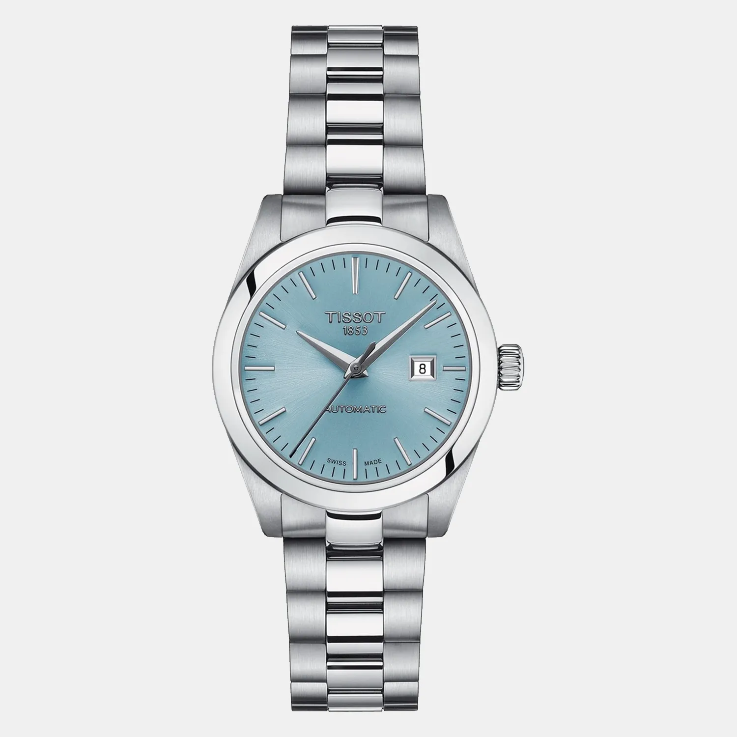 T-My Lady Women Analog Ice Blue Dial Automatic Stainless Steel Watch T1320071135100 budget    watches    watches classic