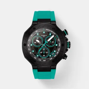 T-Race Men Quartz Black Dial Chronograph Stainless Steel Watch T1414173705101 budget    watches    watches classic