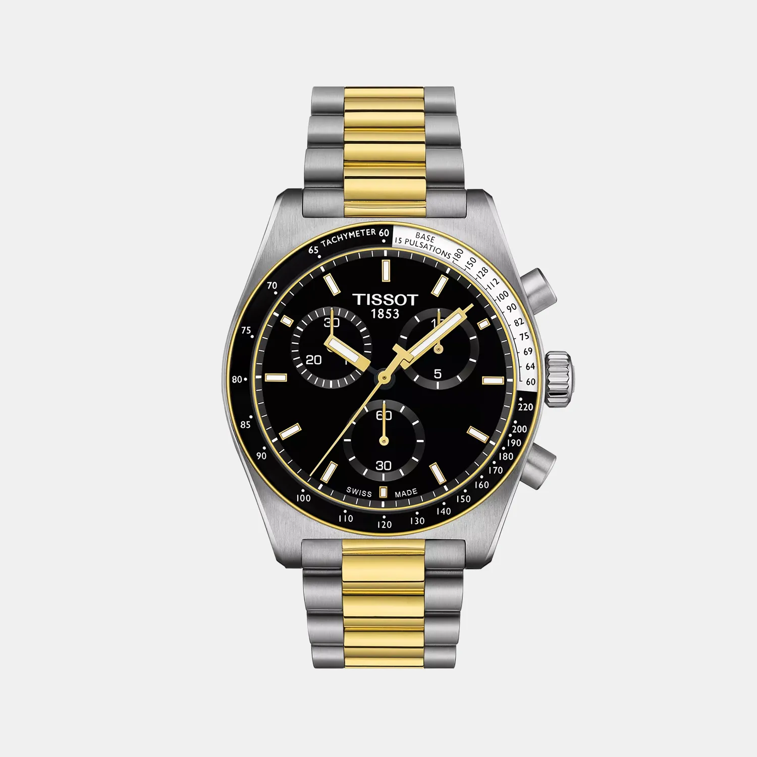 T-Sport Men Chronograph Black Dial Quartz Stainless Steel Watch T1494172205100 budget    watches    watches classic