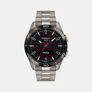 T-Touch Connect Sport Unisex Black Dial Analog Titanium Watch T1534204405100 budget    watches    watches classic