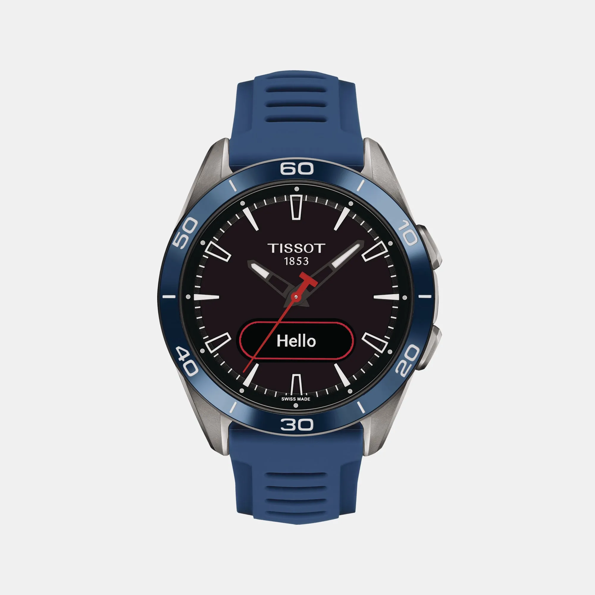 T-Touch Connect Sport Unisex Blue Analog Silicone Watch T1534204705101 budget    watches    watches classic