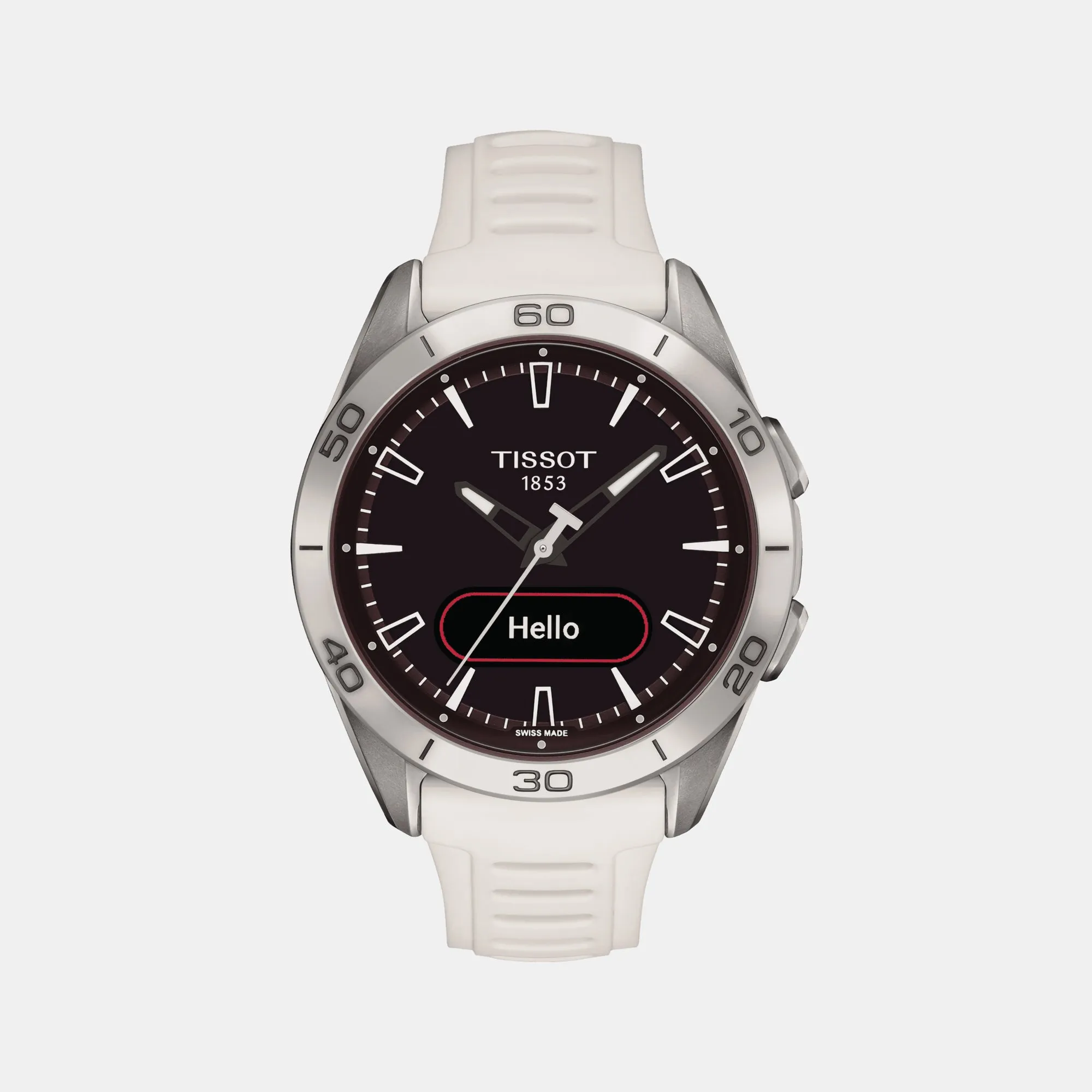 T-Touch Connect Sport Unisex White Analog Silicone Watch T1534204705103 budget    watches    watches classic
