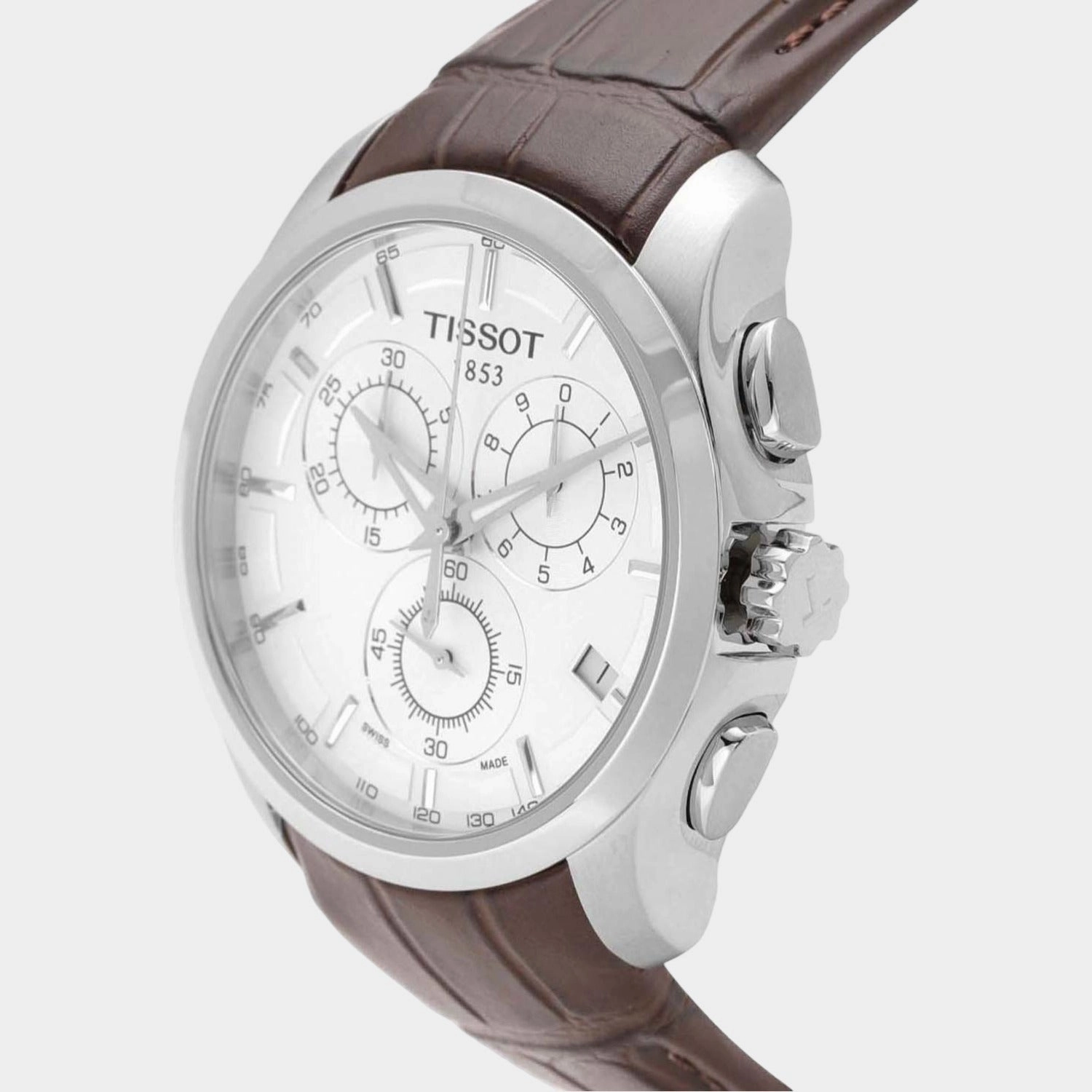 T-Classic Couturier Men's Chronograph Leather Watch T0356171603100