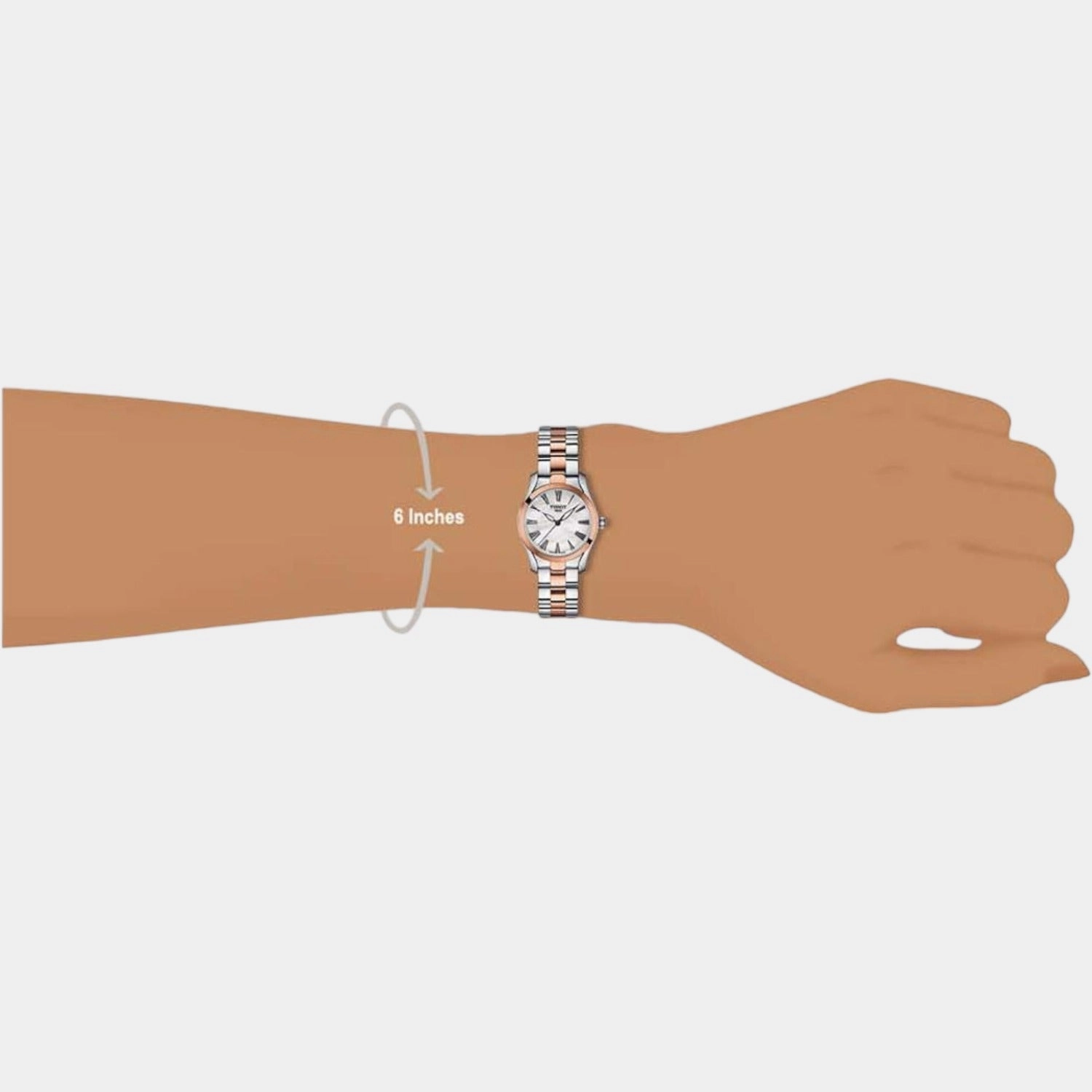 T-Wave Women Analog Stainless Steel Watch T1122102211301