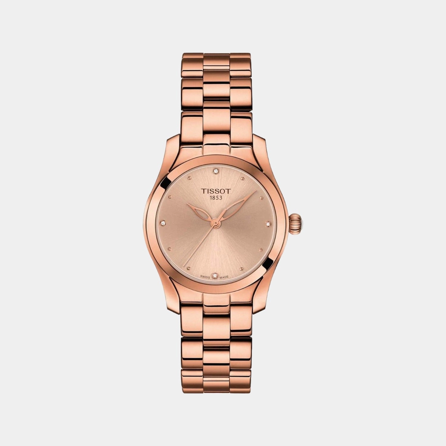 T-Wave Women Pink Analog Stainless Steel Watch T1122103345600 budget    watches    watches classic