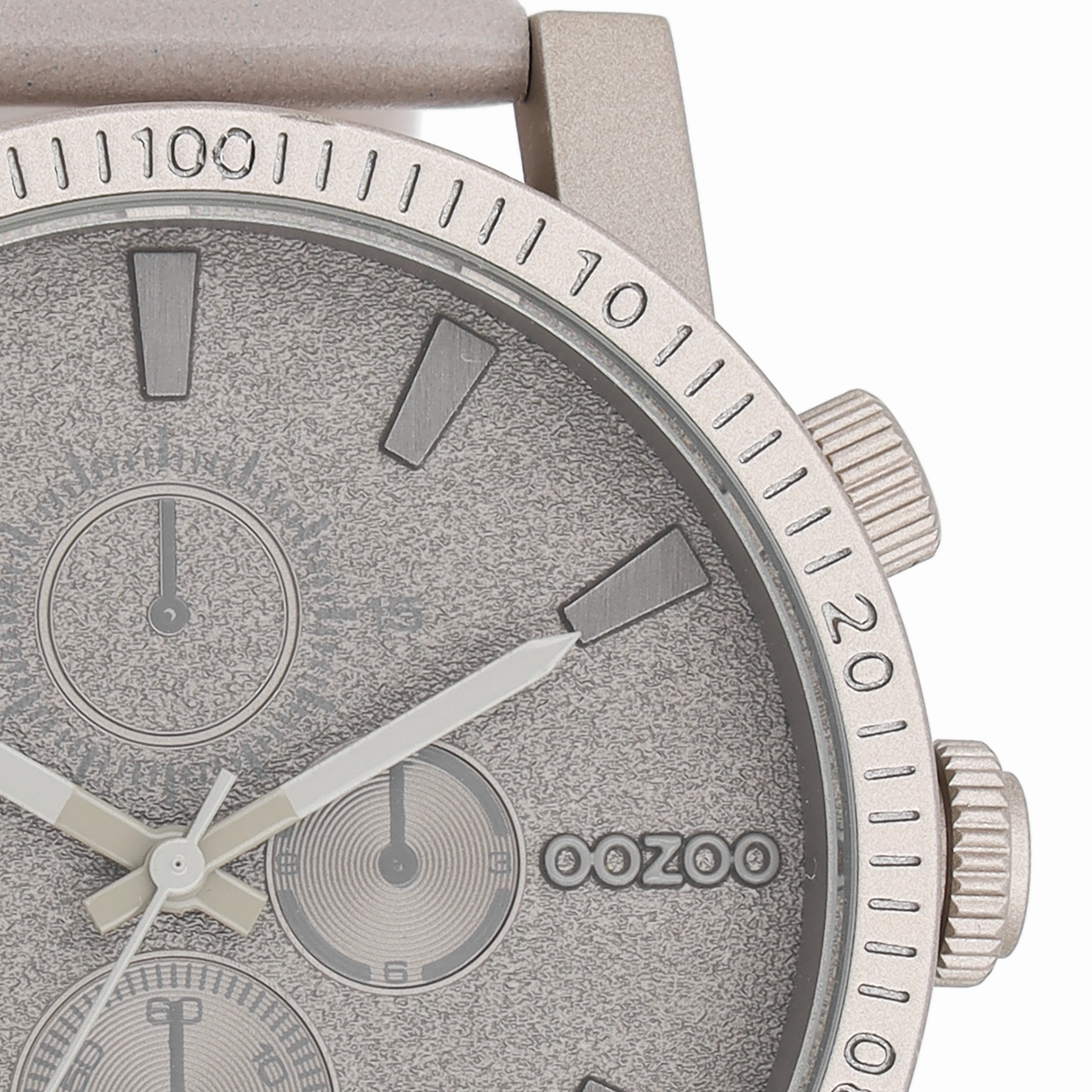 Taupe OOZOO watch with leather strap - C11311