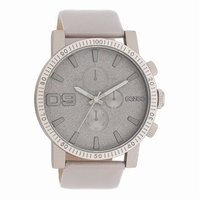 Taupe OOZOO watch with leather strap - C11311,seiko watches,mens watches,couple watches,watches designer,watches discount,best watches for men