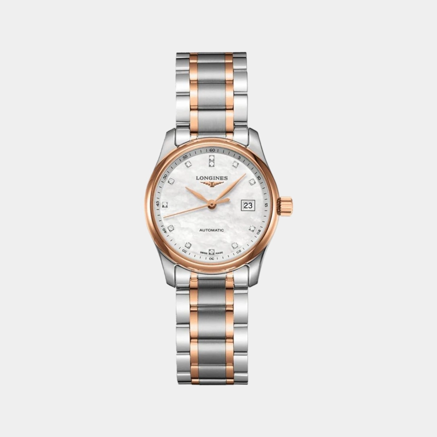The Longines Master Women Analog Stainless Steel Watch L22575897 women watches best women watches affordable women's watches branded women watches