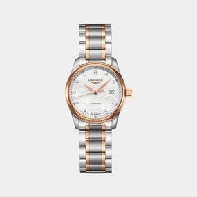 The Longines Master Women Analog Stainless Steel Watch L22575897 women watches best women watches affordable women's watches branded women watches
