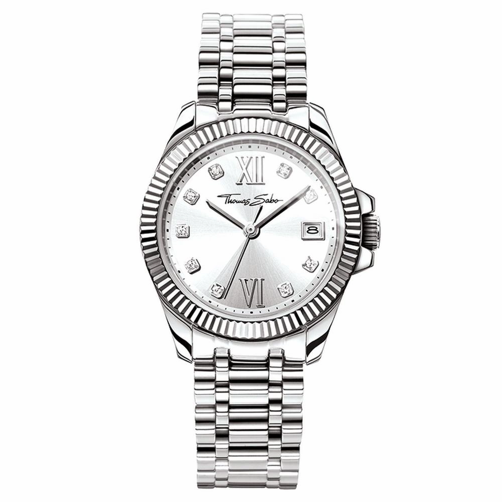 Thomas Sabo Glam Stainless Steel Silver Dial Womens Watch 